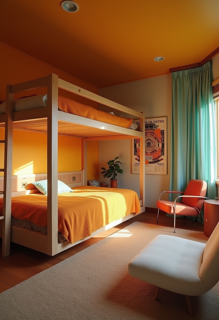 2 Loft Beds In One Room 14