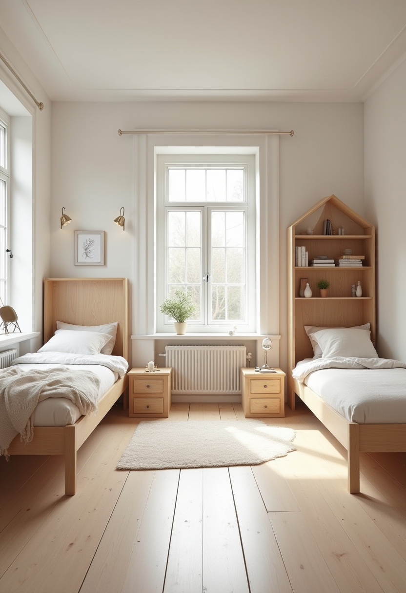 2 Loft Beds In One Room 19