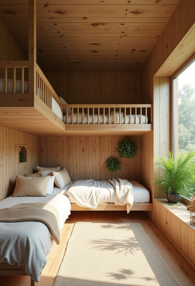 2 Loft Beds In One Room 23