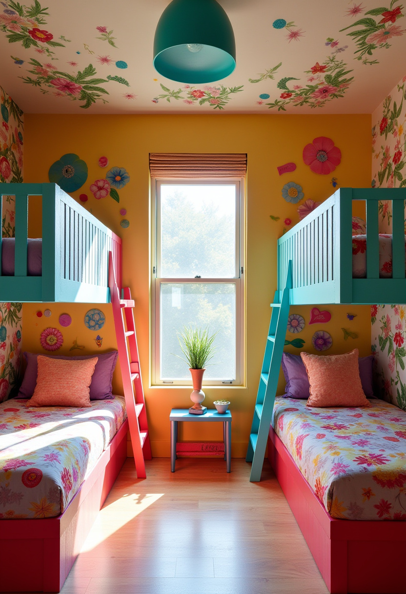 2 Loft Beds In One Room 24