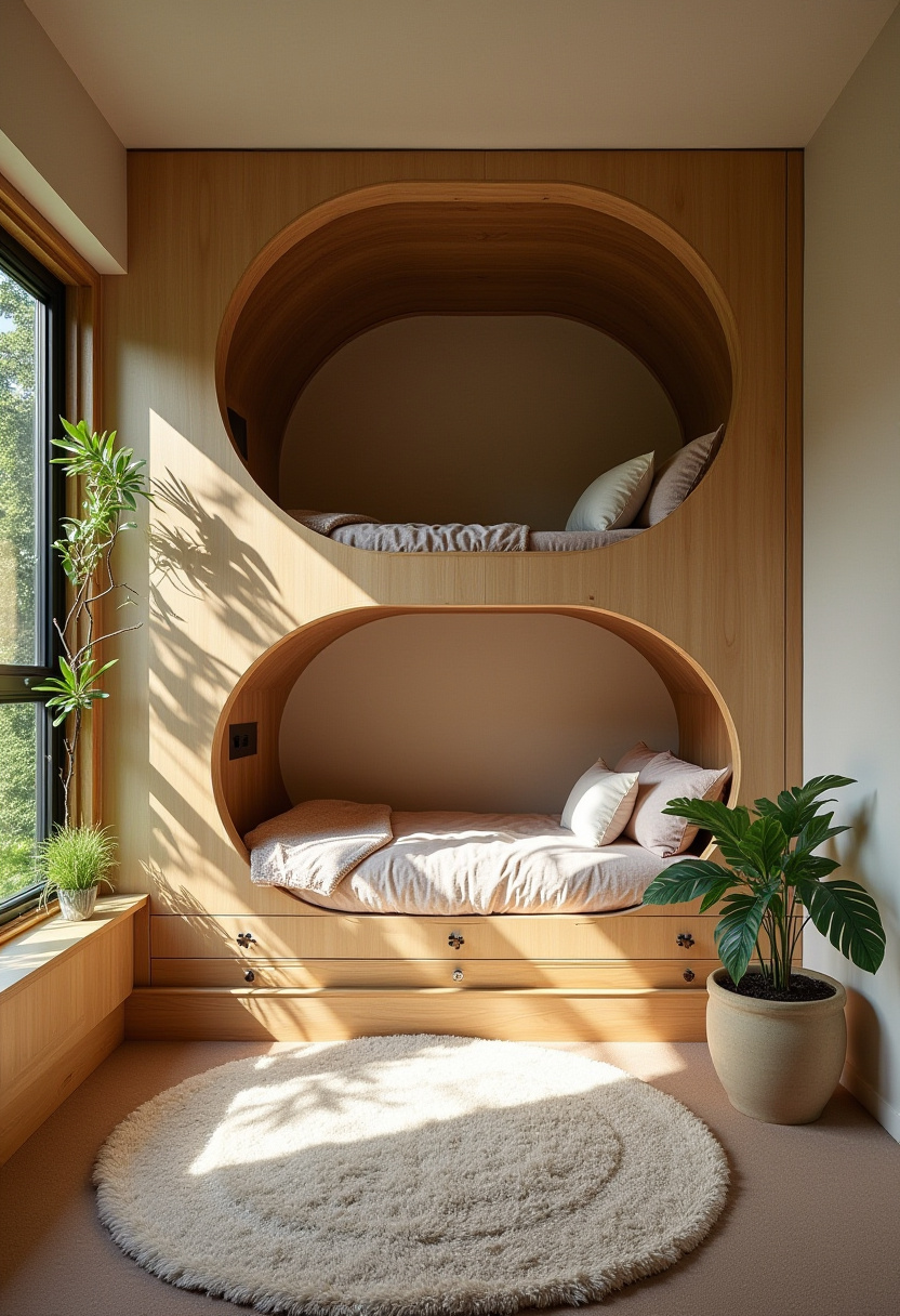 2 Loft Beds In One Room 4