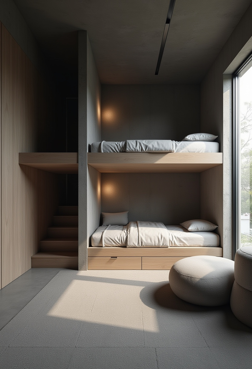 2 Loft Beds In One Room 7