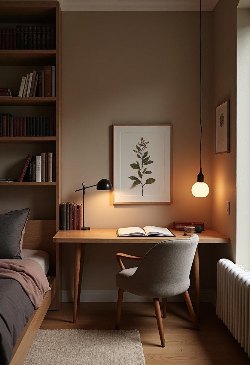 Academia Bedroom Aesthetic 3