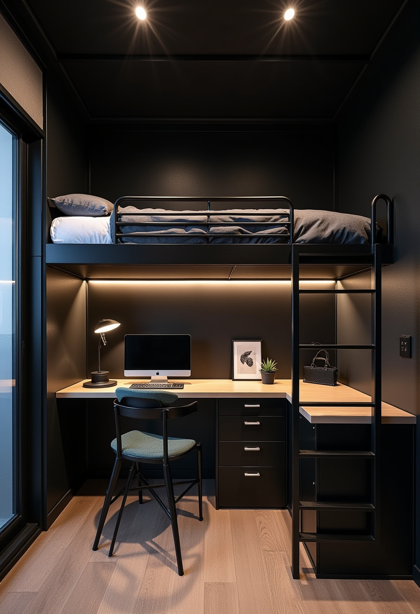 Adult Loft Bed For Small Rooms 22