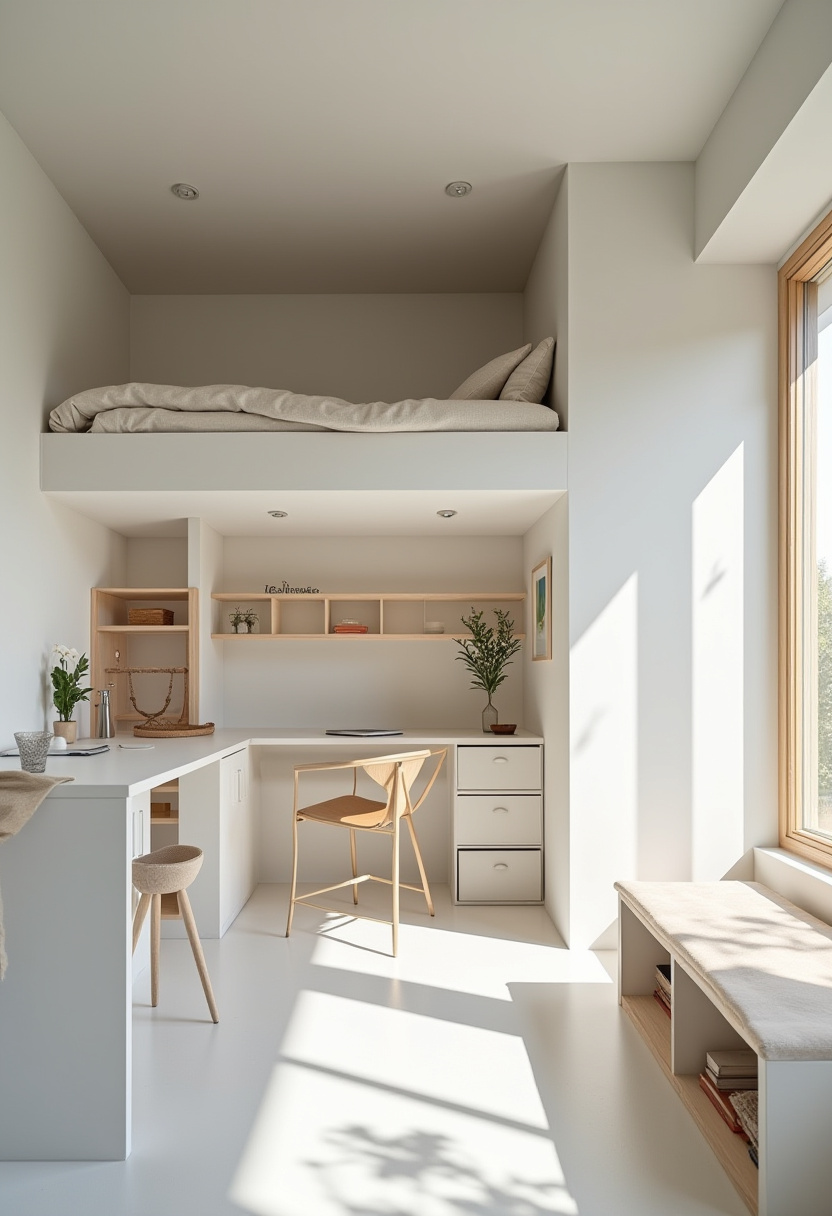 Adult Loft Bed For Small Rooms 3