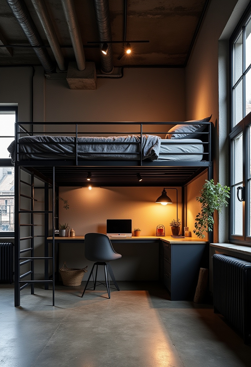 Adult Loft Bed For Small Rooms 6