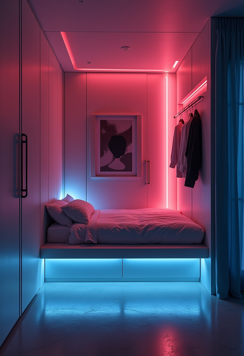 Bed In Closet Aesthetic 10