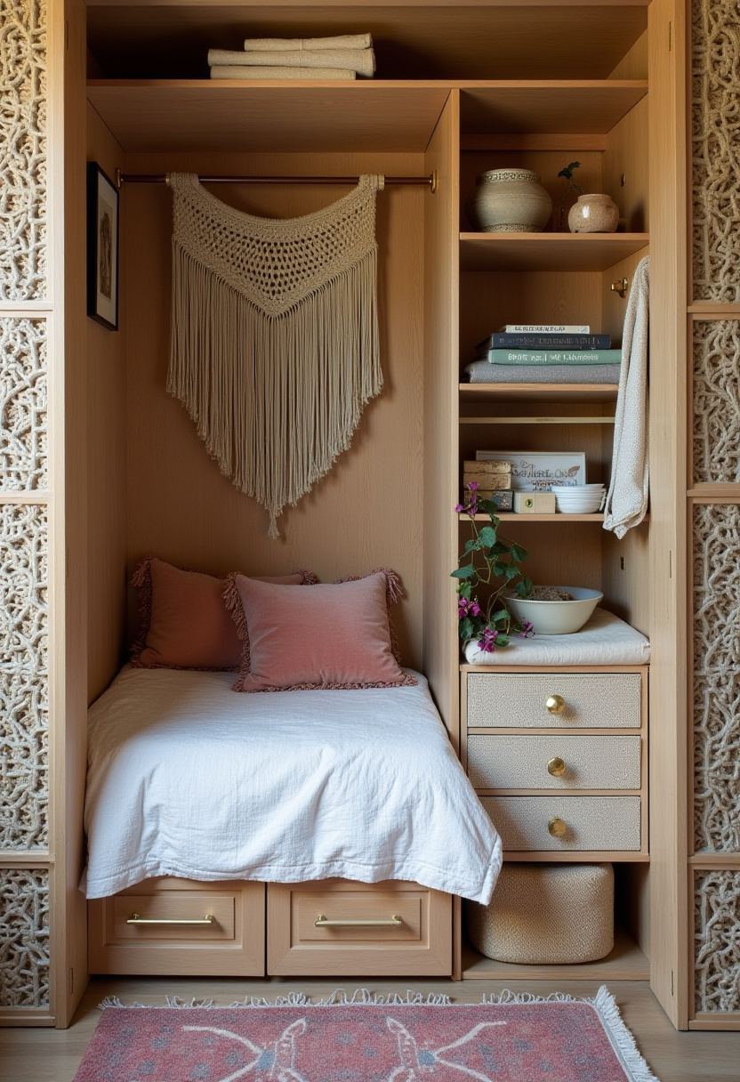 Bed In Closet Aesthetic 11