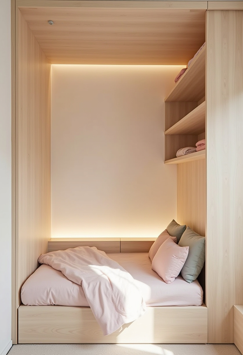 Bed In Closet Aesthetic 15