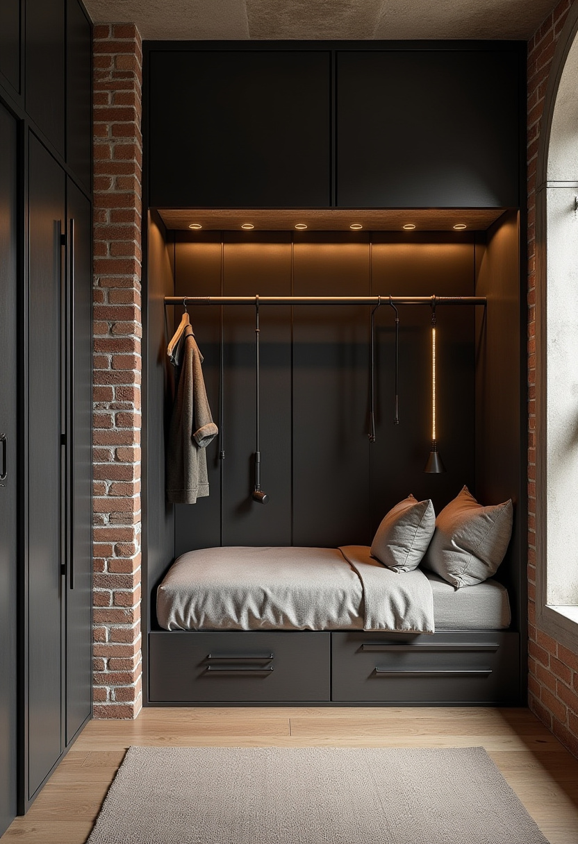 Bed In Closet Aesthetic 23