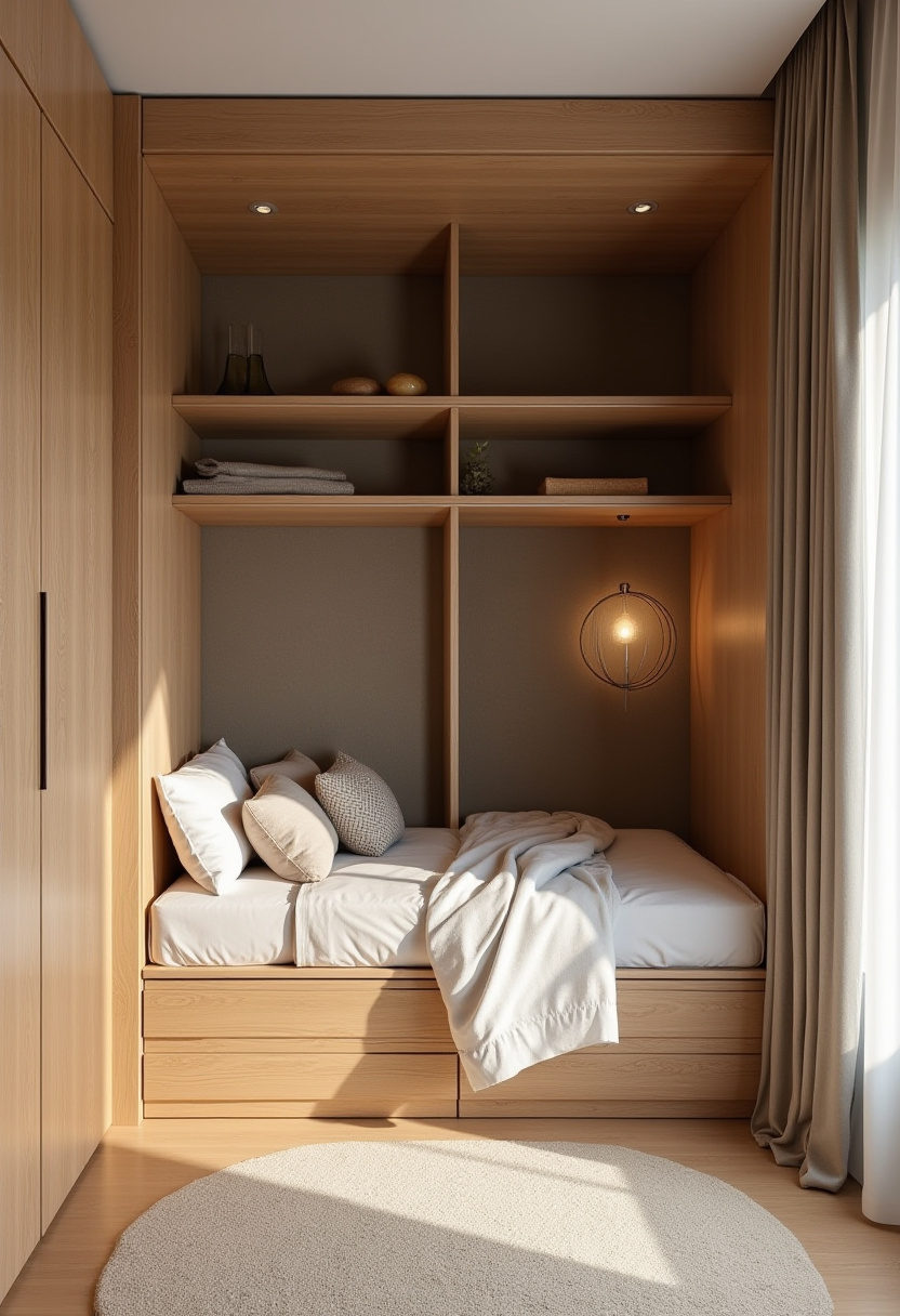 Bed In Closet Aesthetic 5