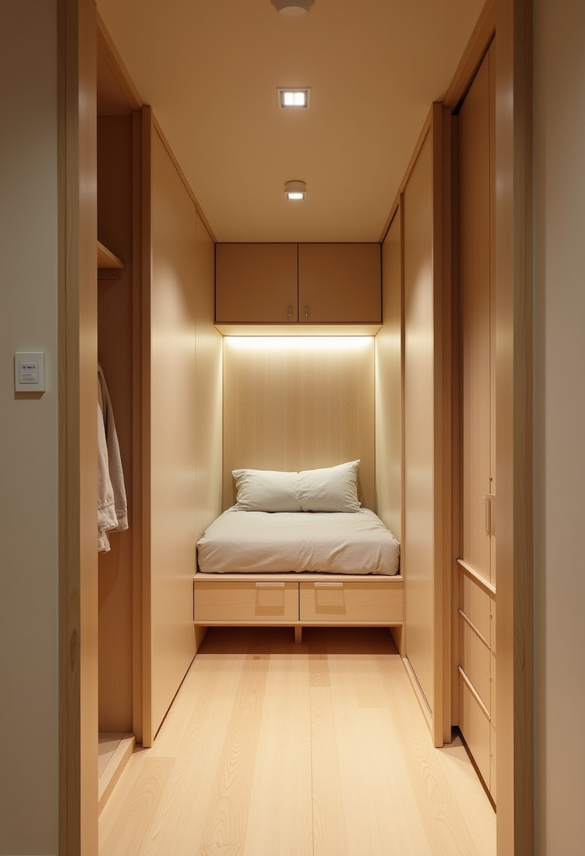 Bed In Closet Aesthetic 6