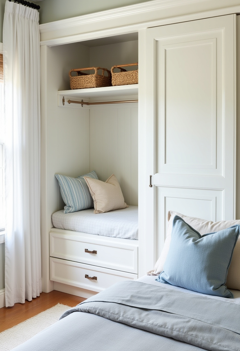 Bed In Closet Aesthetic 8