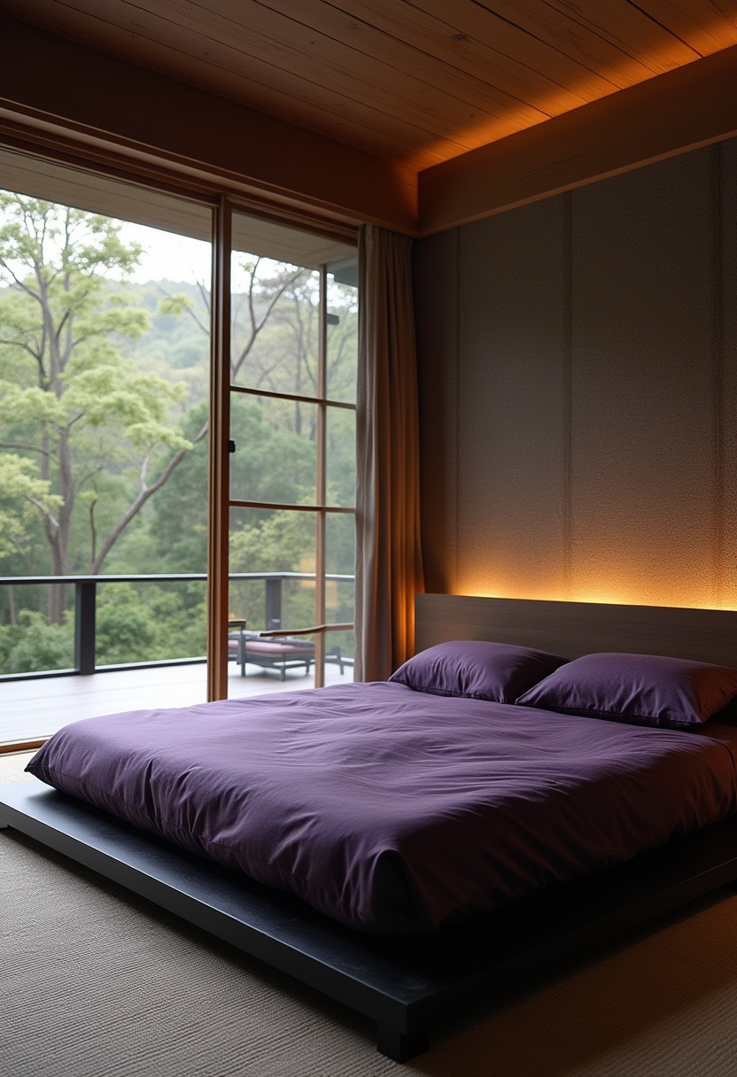 Black And Purple Bedroom Ideas 13