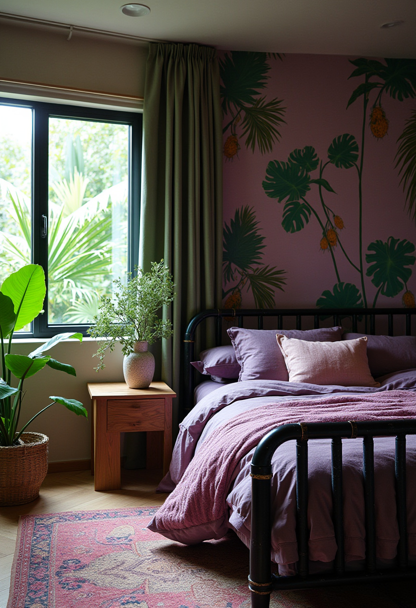 Black And Purple Bedroom Ideas 15