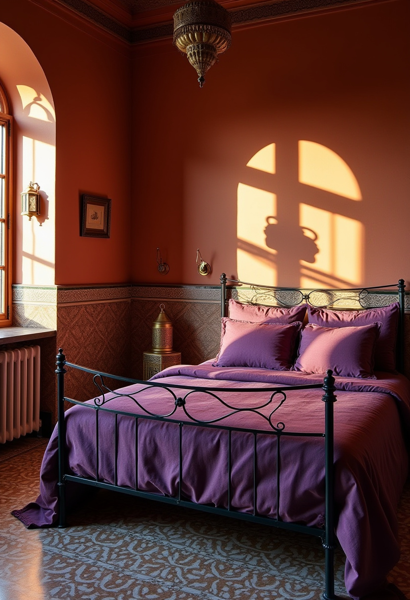 Black And Purple Bedroom Ideas 18