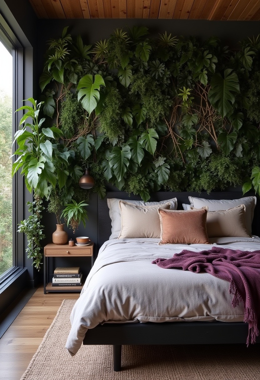 Black And Purple Bedroom Ideas 20