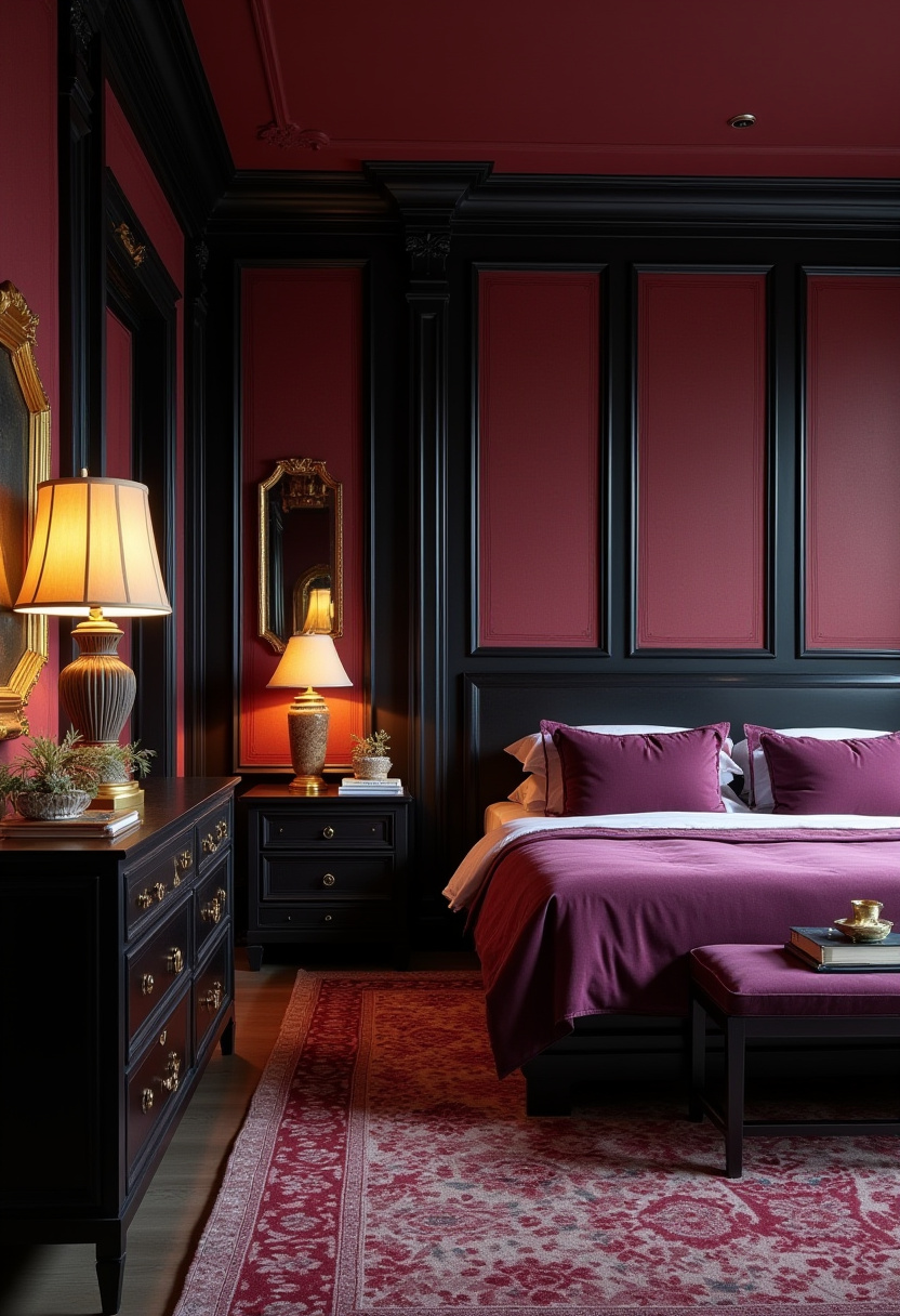 Black Bedroom Ideas 29