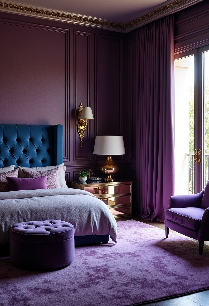 Blue And Purple Bedroom Ideas 11