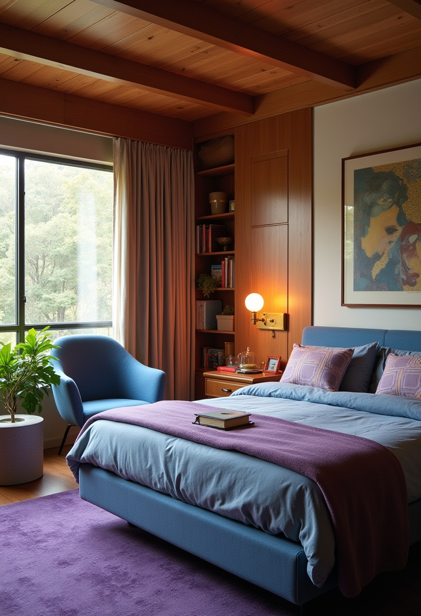 Blue And Purple Bedroom Ideas 23