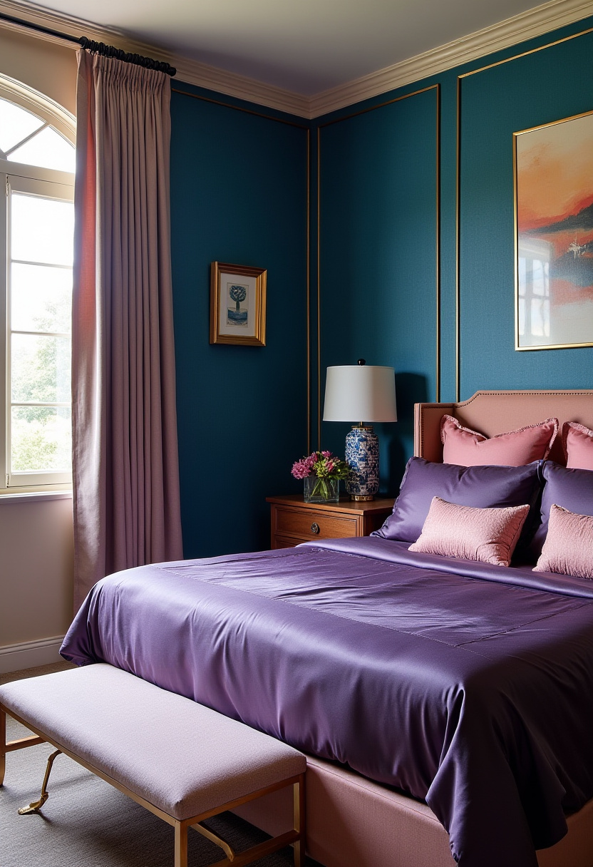 Blue And Purple Bedroom Ideas 26