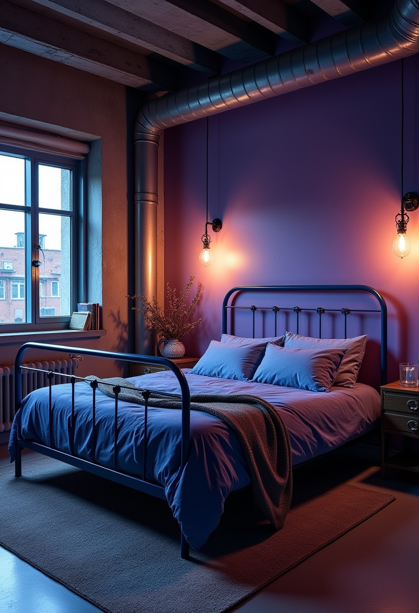 Blue And Purple Bedroom Ideas 29