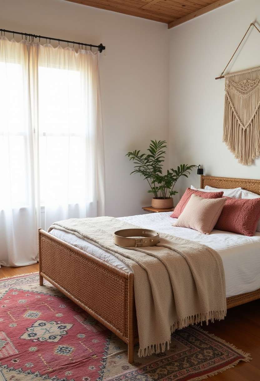 Bohemian Bedroom Decor & Styling 1