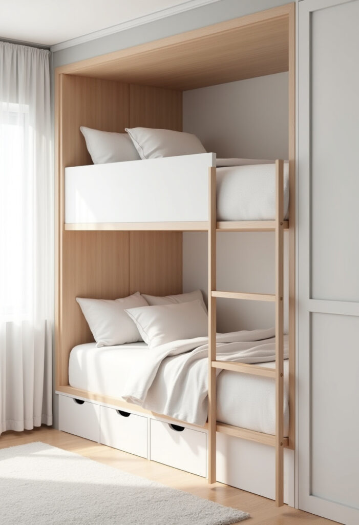 Built In Bunk Beds 1