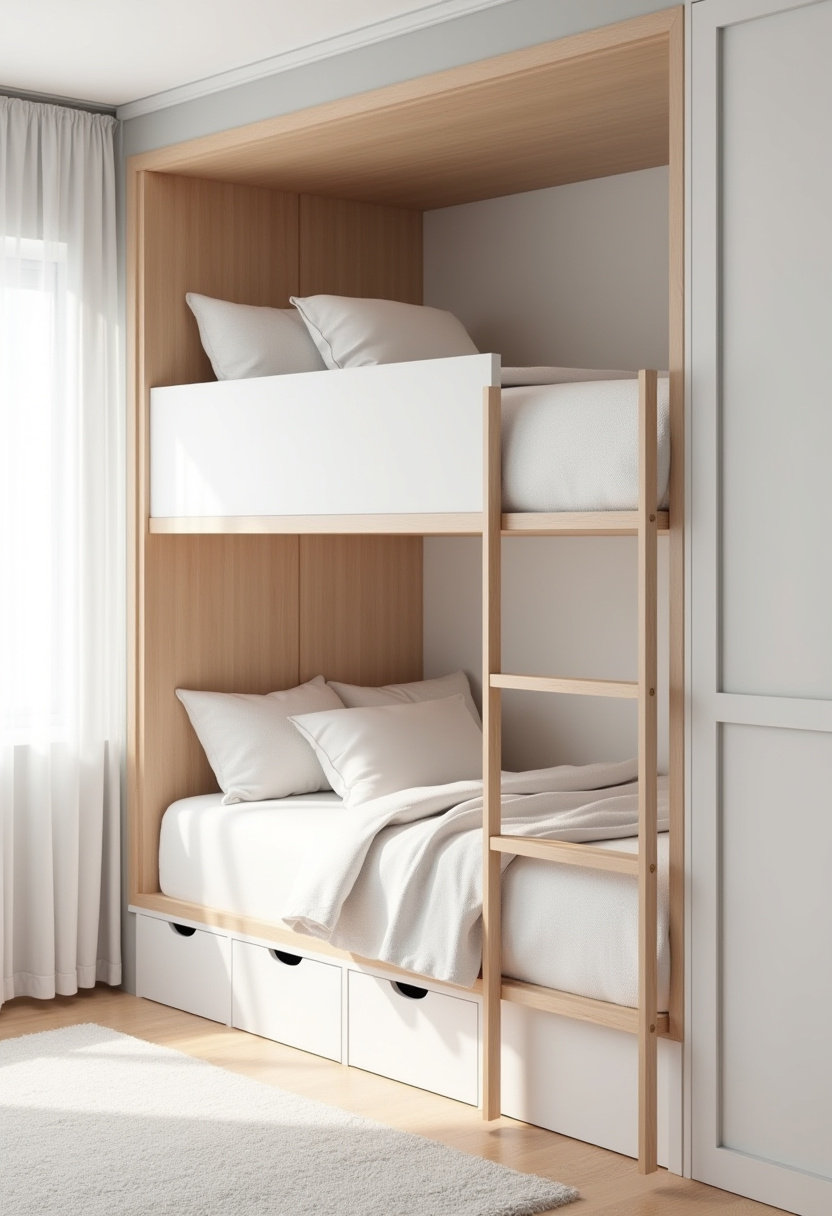 Built In Bunk Beds 1