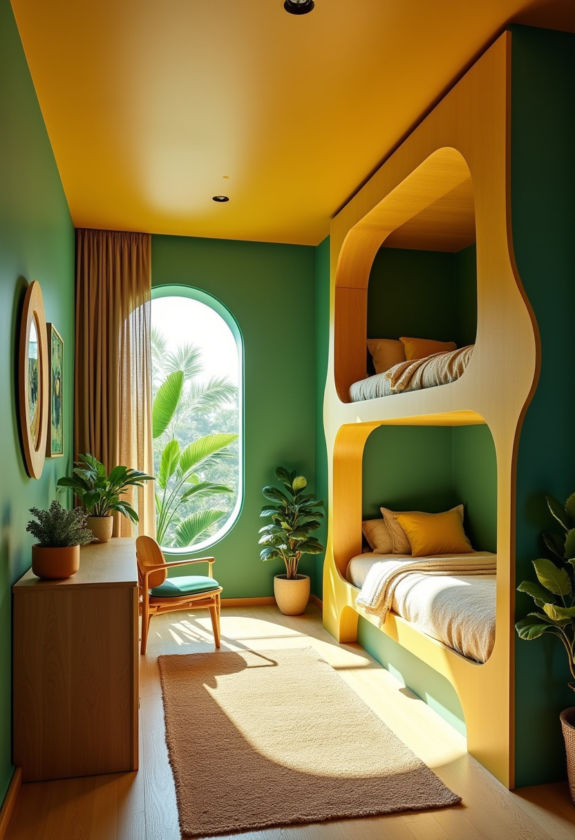 Built In Bunk Beds Small Room 10