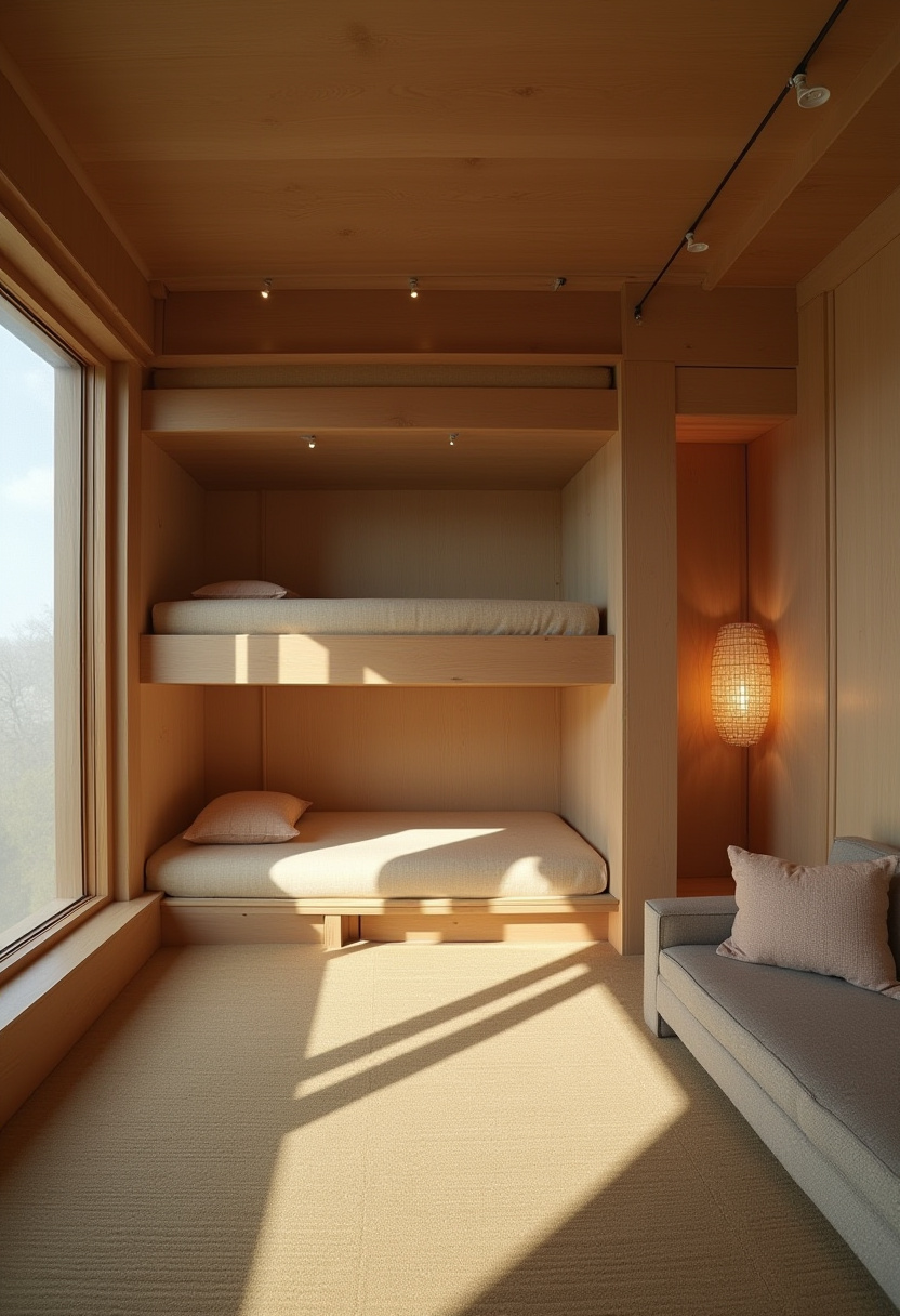 Built In Bunk Beds Small Room 16