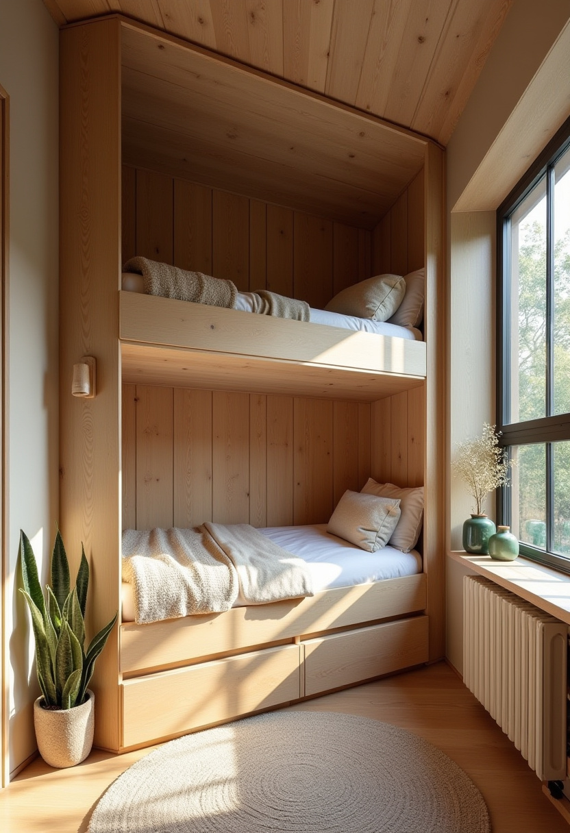 Built In Bunk Beds Small Room 28