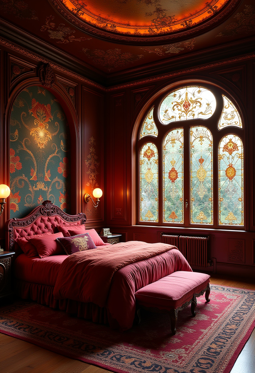 Burgundy Bedroom Ideas 15