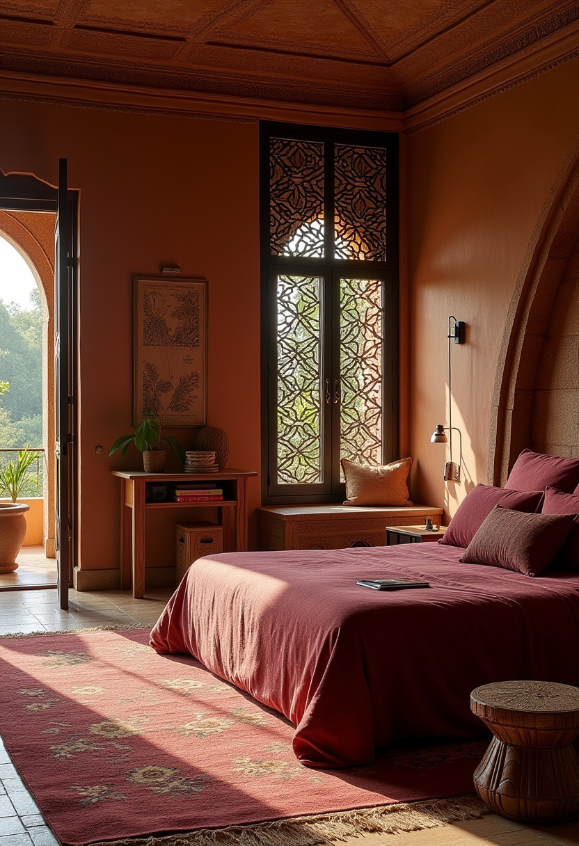 Burgundy Bedroom Ideas 17