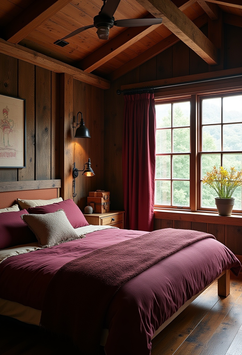 Burgundy Bedroom Ideas 22