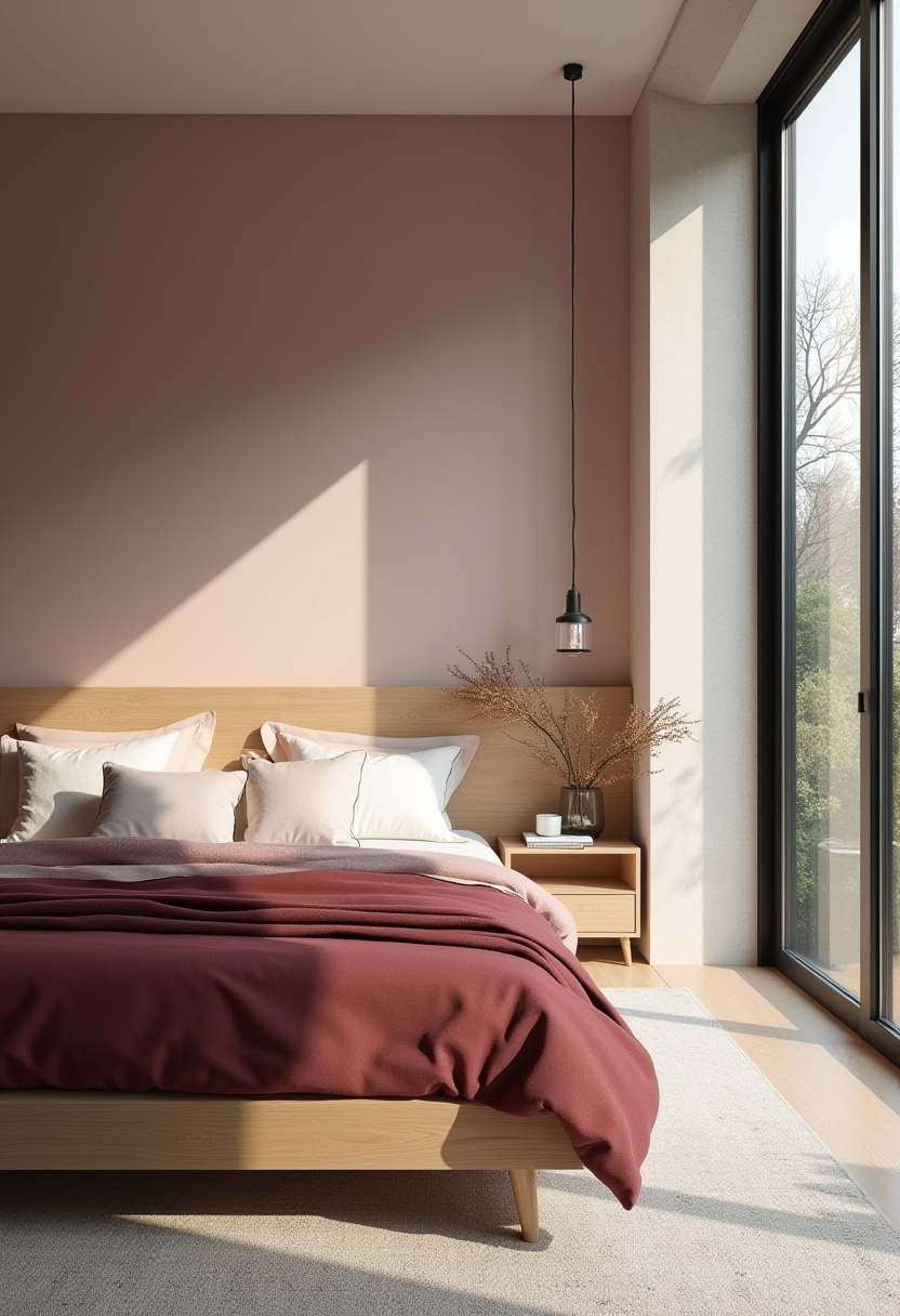 Burgundy Bedroom Ideas 6