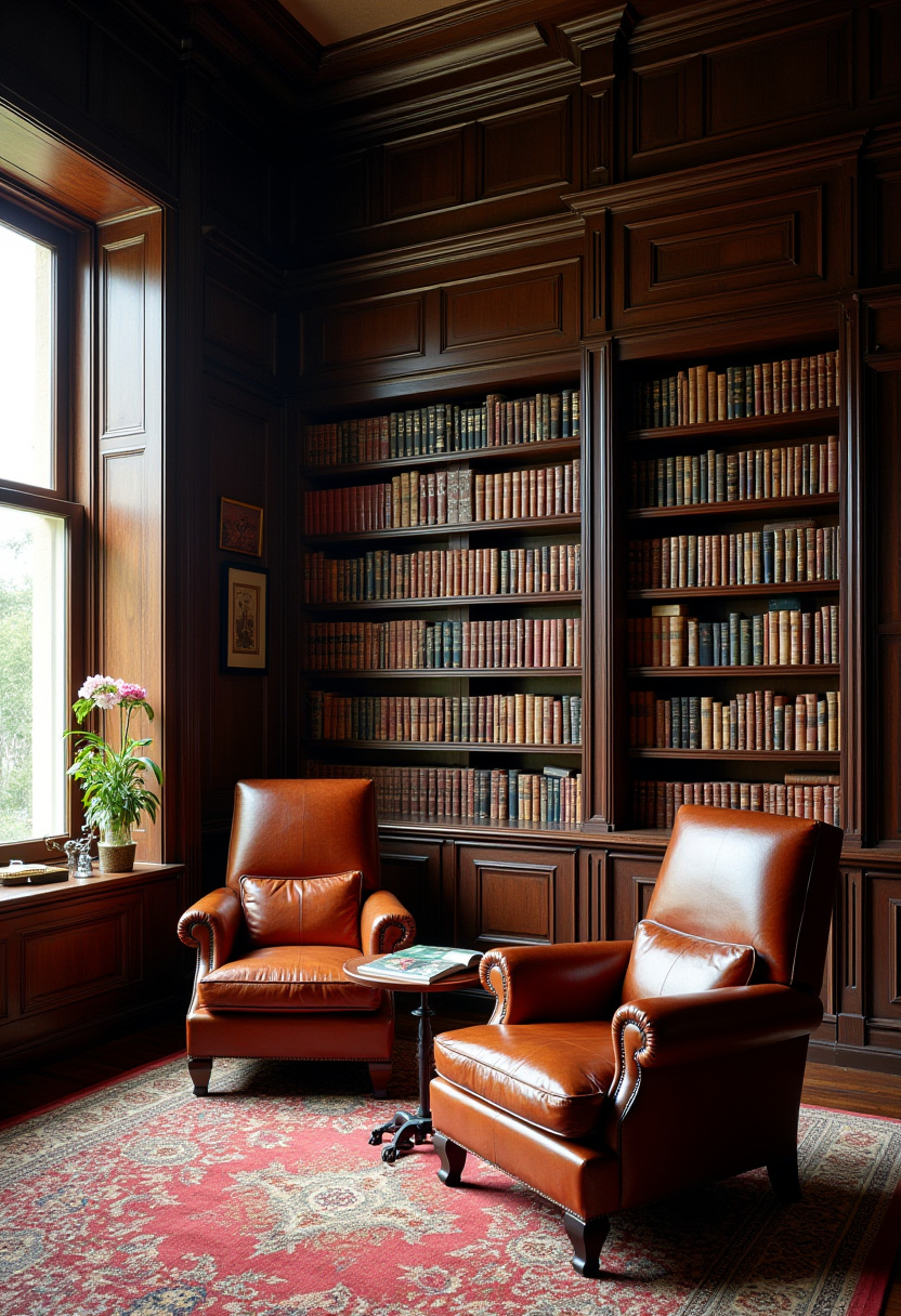 Cozy Library Room Ideas 19