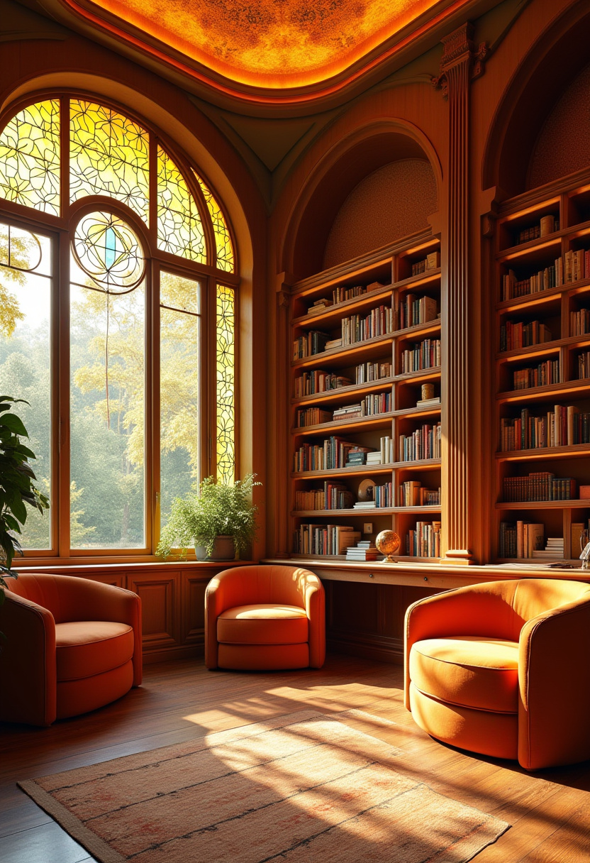 Cozy Library Room Ideas 22