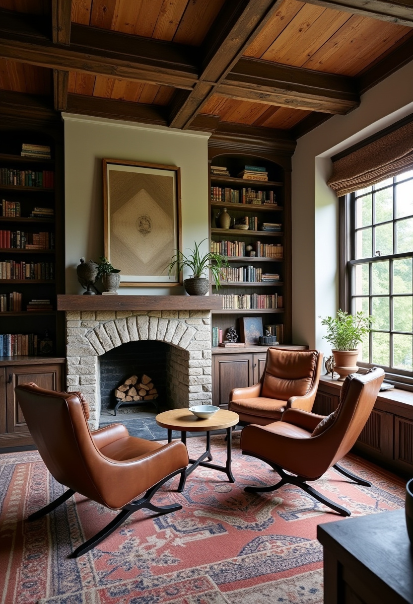 Cozy Library Room Ideas 23