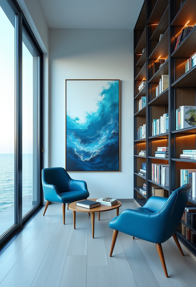 Cozy Library Room Ideas 24