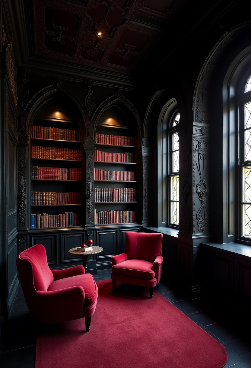 Cozy Library Room Ideas 26