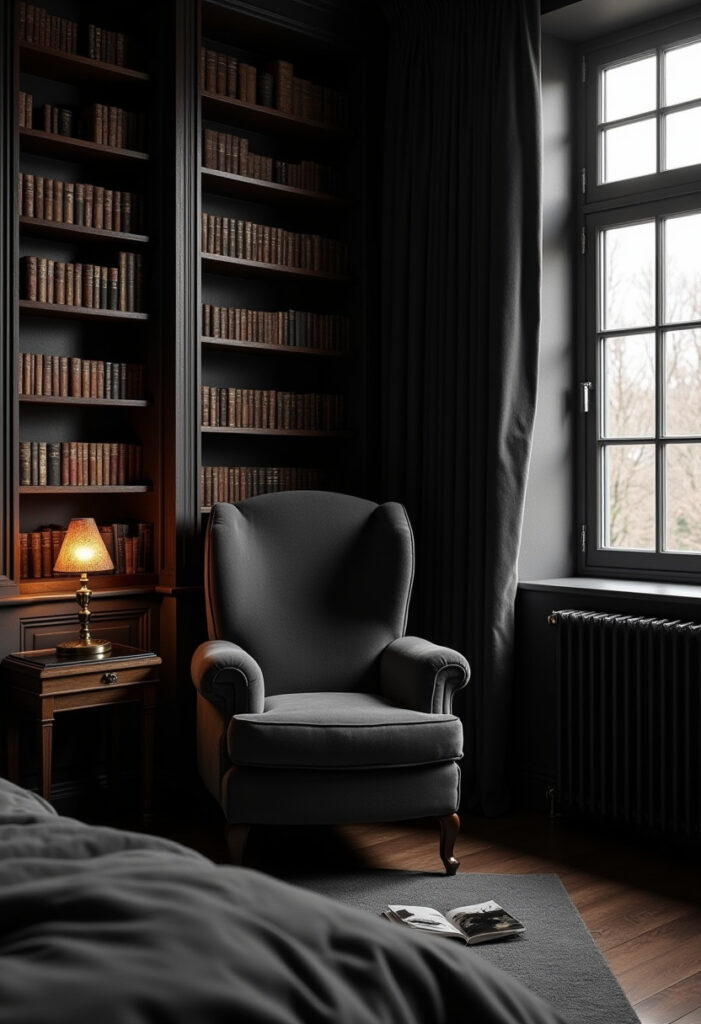 Dark Academia Bedroom 1