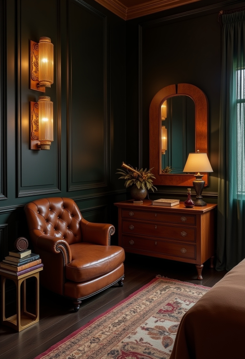 Dark Academia Bedroom 12