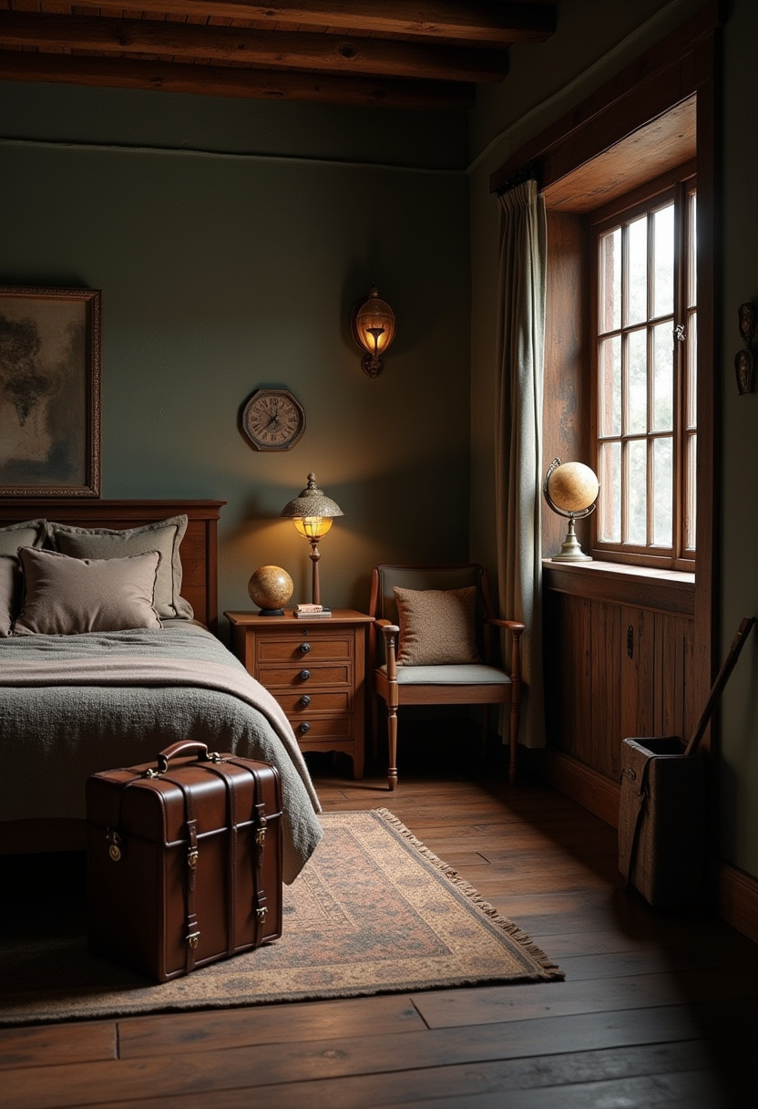 Dark Academia Bedroom 13