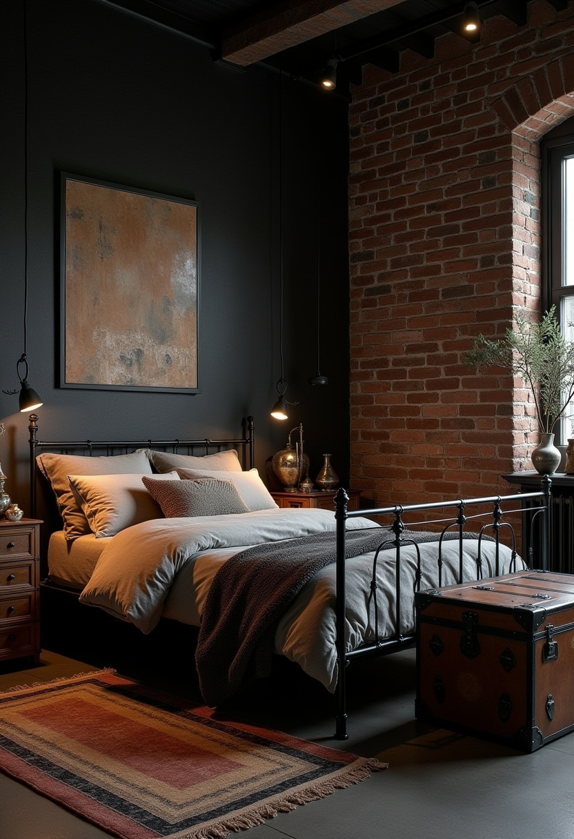 Dark Academia Bedroom 15