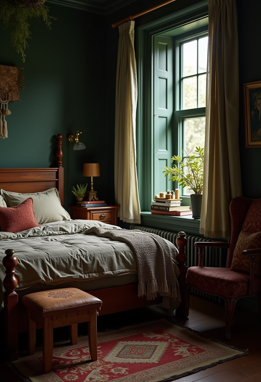 Dark Academia Bedroom 16