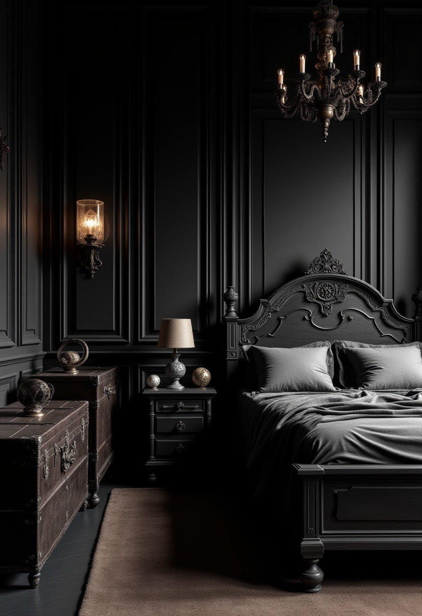 Dark Academia Bedroom 18