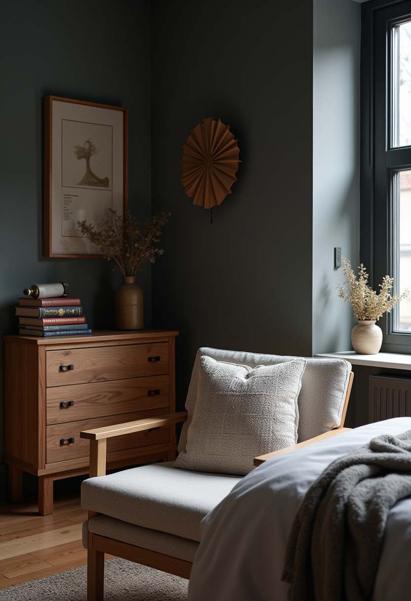 Dark Academia Bedroom 19