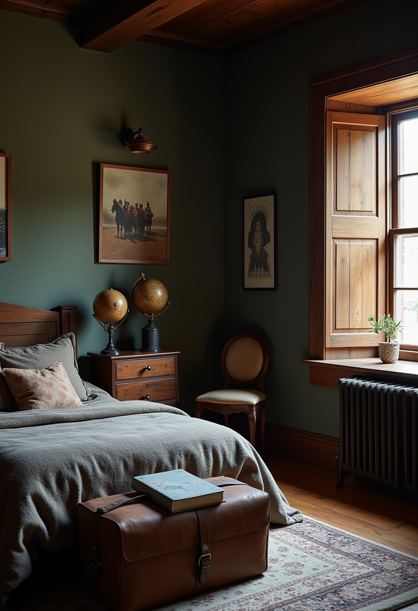 Dark Academia Bedroom 24