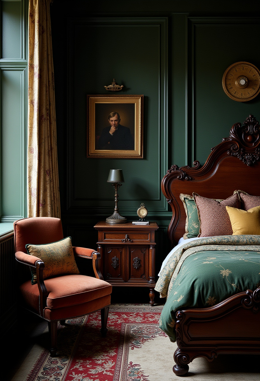 Dark Academia Bedroom 6